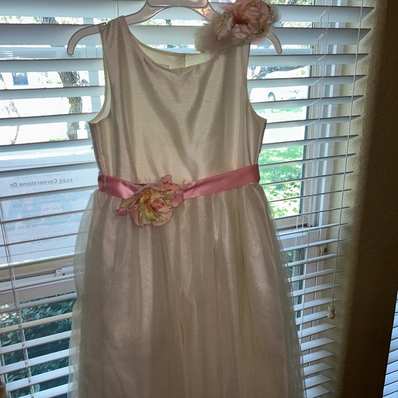 Flower girl Dress and Headband - Picture 1 of 1